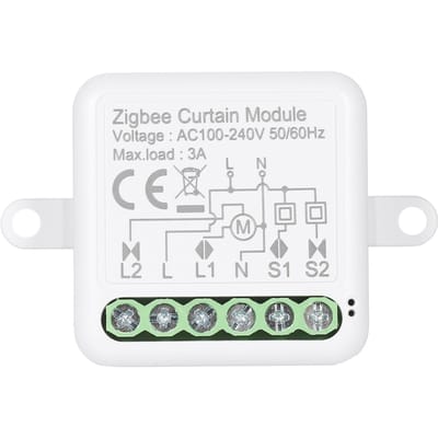Zigbee 3.0 Mini Smart Relay WiFi-schakelaar 1-weg DIY Smart Light Switch Module Smart Life App 1CH Smart Module wit