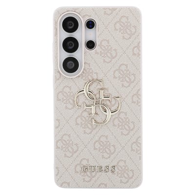 Guess 4G Metal Logo Backcover voor de Samsung Galaxy S26 Ultra - Roze