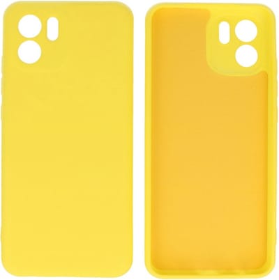 Fashion Backcover Telefoonhoesje - Color Hoesje - Geschikt voor de Xiaomi Redmi A1 - Geel