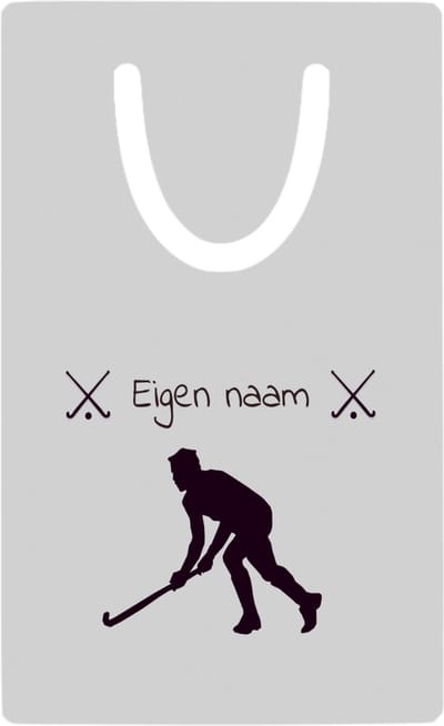Hacebo® - Hockey met eigen naam - metalen boekenlegger - Hockey - Jongens en meisjes - Cadeau - Verjaardag - Geschenk - Gepersonaliseerd Bladwijzer boekenleggers - 7.6 cm x 5cm