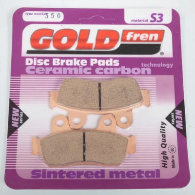 Plaquette de frein Gold Fren pour Scooter Honda 125 Elite 2014 AVG / CHA3WHE Neuf
