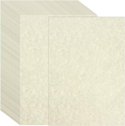 Bedrukt perkamentpapier A4, 100 vellen, 180 g/m², ivoorkleurig, ideaal voor certificaten en uitnodigingen