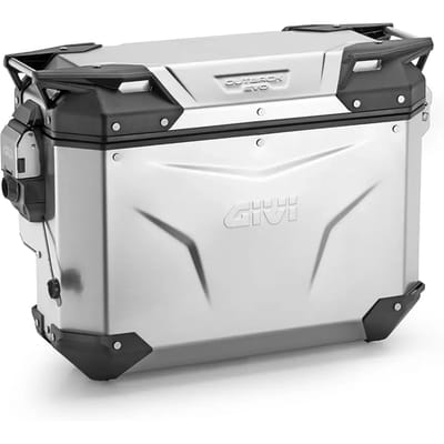 Zijvak motorfiets alu rechts zonder cilinder Givi Outback Evo