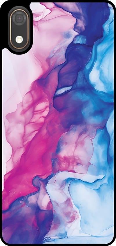 Smartphonica Telefoonhoesje Geschikt voor Huawei Y5 (2019) met Roze Blauw Marmer Opdruk - TPU Backcover Case Rose Blue Marble Design geschikt voor Huawei Y5 (2019)