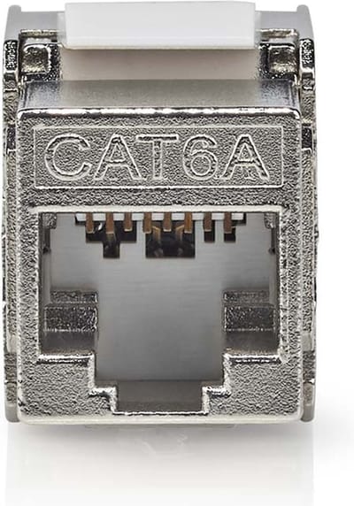 Nedis Keystone - CAT6a / Keystone - RJ45 Female - S/FTP - Metaal - Doos