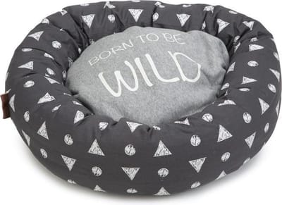 Beeztees Born Wild - Hondenmand - Grijs - 60x60x15 cm