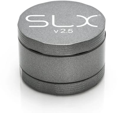 SLX Grinder Aluminium Non Sticky 62 mm, Silver