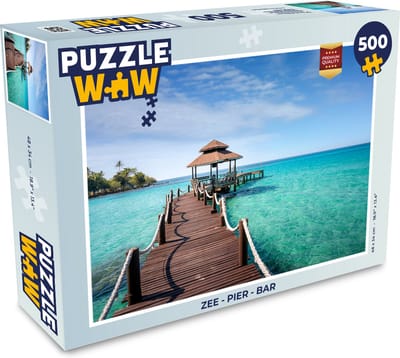 Puzzel Zee - Pier - Bar - Legpuzzel - Puzzel 500 stukjes