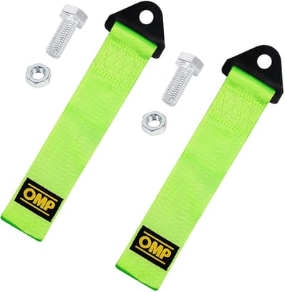Sleepriemen Set - Trekbanden Nylon - Auto Transport - Hoge Treksterkte - 26x5 cm - Groen