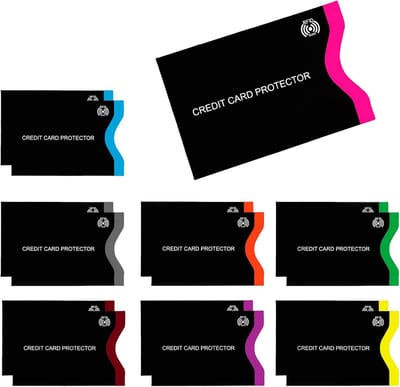 15x RFID Blokkerende Hoezen voor Creditcards en ID-kaarten | Waterafstotend & Scheurvast