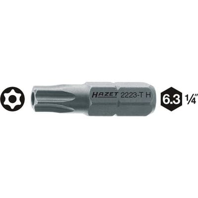 Hazet 2223-T27H 2223 Torx-bit Aandrijving: 1/4 (6,3 mm) Uitvoering: Torx BO TB 27 25 mm