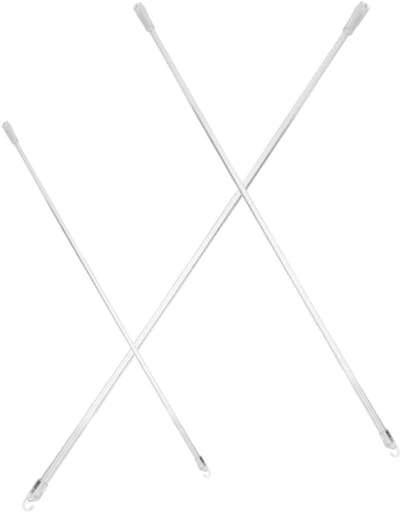 Blindstok Set - Raamstok Accessoire - Jaloezieën Bediening - Drie Verschillende Lengtes - Tot 53 cm - Transparant