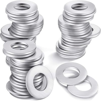 Dailygoods- Sluitringen M10 - 100 stuks - Roestvrij staal A4 - Carrosserieschijven - Metalen schijven - Hoogwaardige kwaliteit
