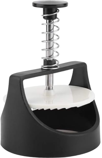 Dailygoods- Burgerpers Verstelbaar - Roestvrij Staal - 3 Stuks - Voedselveilig - Eenvoudig te Reinigen - 6,3 x 4,1 Inch - Hamburgerpers