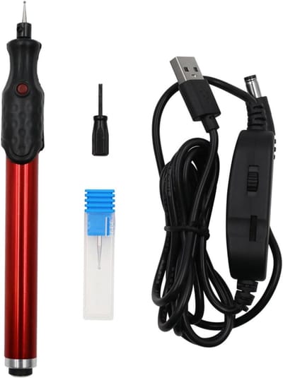 Elektrisch Graveergereedschap - Graveerpen Ambacht - Verschillende Ambachten - Nauwkeurige Resultaten - 163 x 14 x 10 mm - Metaal