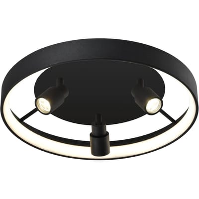 Viokef Denis LED plafondlamp, cirkelvormig met 3 spots