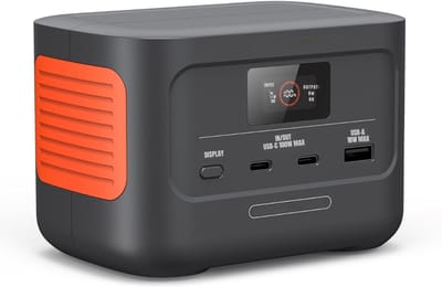 REN® Stroomgenerator - Stroomgenerator - Powerstation - 99Wh/31000mAh - 3 USB-A/C-poorten 128 W Max Output - Zwart - 13cm x 9cm x 9cm