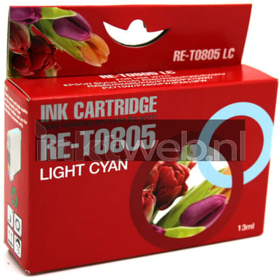 Huismerk Epson T0805 licht cyaan (Huismerk (compatible))