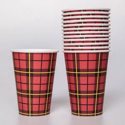 Wegwerp drinkbeker 180 cc multicolor - partybeker van papier - wegwerp koffie beker - wegwerpbeker - ideaal voor feesten - zoals verjaardagen - koffiebekers to go - hygiënegebieden - kwaliteit drinkbeker - schenkbeker - papieren bekers 500 stuks