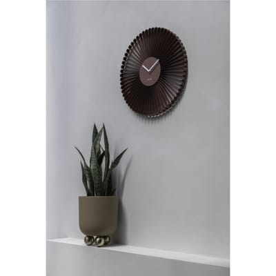 Karlsson wandklok cascara rode oker- Ø50cm