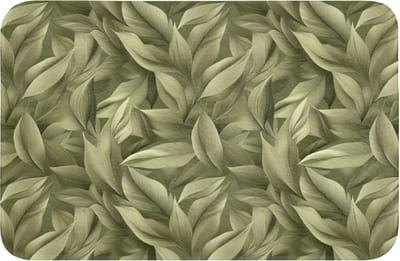 WC mat 60x40 cm - Antislip - Bladeren - Modern - Groen - Toiletmat - Vloermat - Douchemat - Toilet tapijt - Toiletmatten