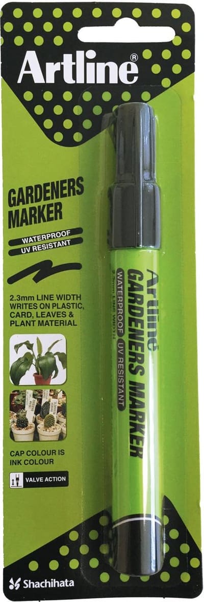 ARTLINE Gardeners Permanent Marker- 1 stuk- 2,3mm Lijndikte - Zwart