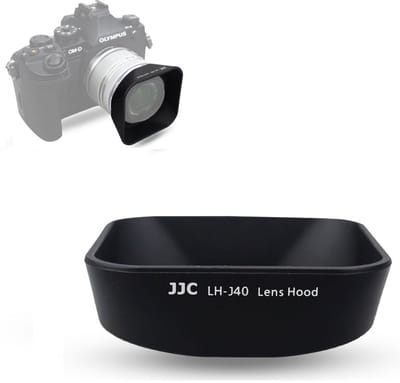 By shayne - Lens Hood - Lichtbescherming - Voor 14-42mm - Zwart - Vervangt LH-40 - Geschikt voor opnamen met achtergrondverlichting - Compati...