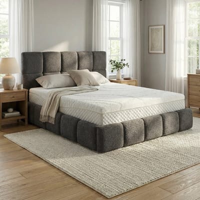 Mörgenn Bed Calma - Luxe Bedframe met Opbergruimte - Graphite (Anthology 18) - 160x200 cm - Zonder Matras