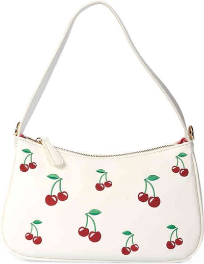 Banned - Wild Cherry Schoudertas - Wit