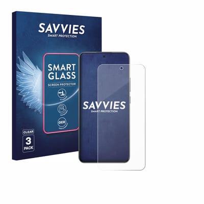 3 Stuks Savvies Screenprotector - geschikt voor Oppo F29 Pro - beschermfolie glas transparant