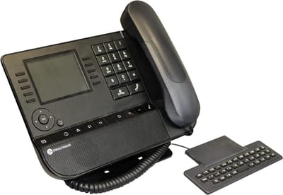 VoIP Telefoon - Zakelijk Telefoon - Kantoor Communicatie - Enkele Toetsenbord - 3 kg - Zwart