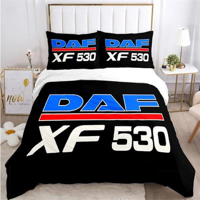 DAF Truck Casal Beddengoed Se Dekbedovertrekset met kussensloop Huistextiel Twin Full Queen King Kindercadeau 155X220cm-3pcs