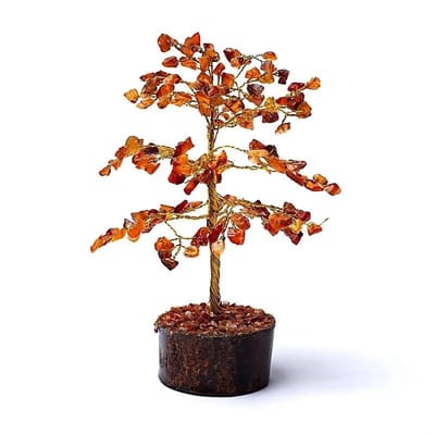 Edelsteen Boom Carneool - ±18cm - ±18cm