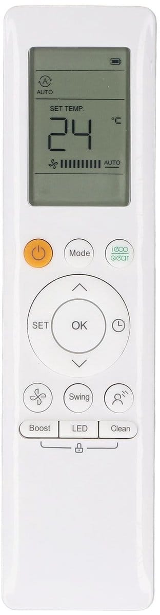Dailygoods - Dailygoody - AC-Afstandsbediening - Vervanging afstandsbediening - Metaal - Geschikt voor airconditioner - Gemakkelijk te gebruiken - Infrarood b