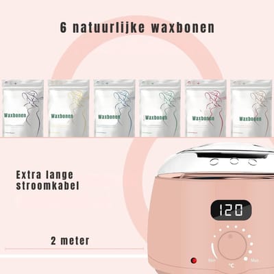 REN® Wax Apparaat - Roze - 21cm x 21cm x 16cm