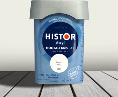 Histor Perfect Finish Lak Acryl Hoogglans 0,75 liter - Loom