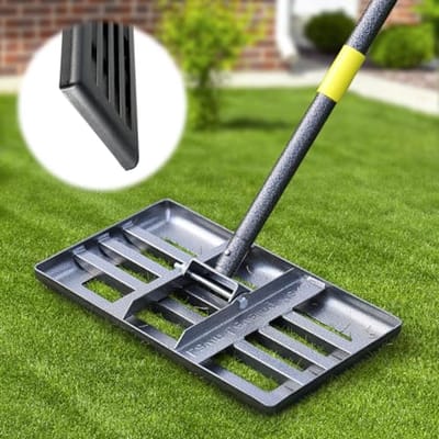 Gazon Nivelleer Hark met Verstelbare Handgreep voor Tuin en Gazonnivellering