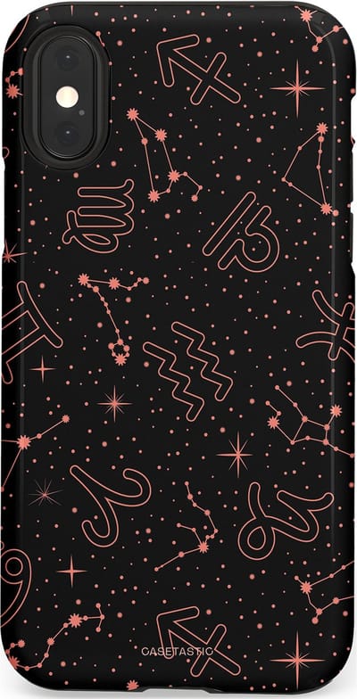 Casetastic Hoesje Geschikt voor Apple iPhone X/Xs - Stijlvolle Beschermende Duo-layer Case - Astropuls