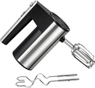 Elektrische Handmixer - Keukenmixer Slagroommaker - Bakken en Koken - 5 Snelheidsniveaus - 19 cm - Veelkleurig