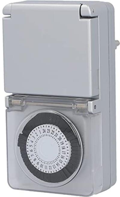 Analoge Dag Timer - Tijdklok Binnen Mechanische Timer - Verlichting Sturen - Spatwaterdicht IP44
