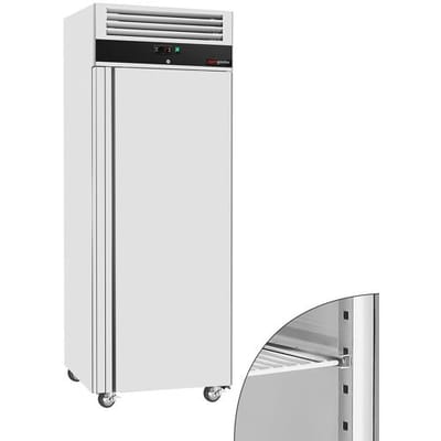 GGM Gastro Tiefkühlschrank Edelstahl ECO - GN 2/1 - 700 Liter - mit 1 Tür Zilver