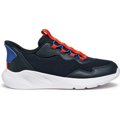 GEOX SPRINTYE FAST IN JONGENS Sneakers - MARINEBLAUW/ROOD - Maat 28