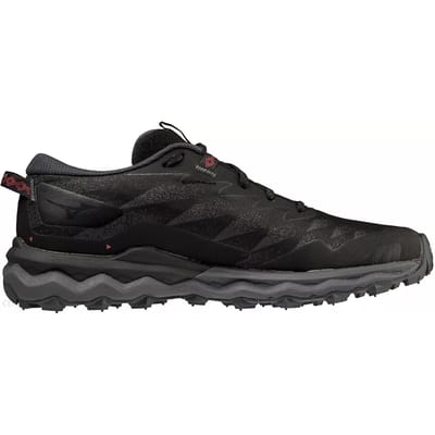Mizuno Wave Daichi 7 GTX Dames - Sportschoenen - Hardlopen - Trail - zwart/zwart