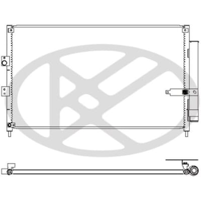 Condensator, airconditioning KOYORAD CD080431