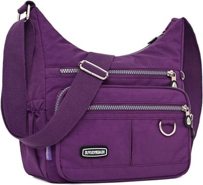 Dames Crossbody Tas met Meerdere Vakken - Lichtgewicht, Waterdicht en Casual Schoudertas voor Dagelijks Gebruik