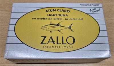 Tonijn in olijfolie - witte tonijn voor salades en gerechten