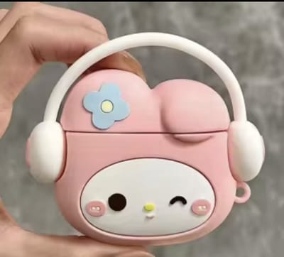 AirPods 4 Hoesje – Cute Cartoon Siliconen Case met Handvat – Beschermhoes voor Apple AirPods 3 – Roze