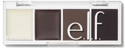 e.l.f. Bite-Size Brow Palette - Wenkbrauwpoeder & Wax - Black - 4 g