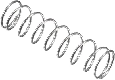 Compressieveren Set - Metaalveren 10 Stuks - Reparaties Uitvoeren - Roestvrij Staal 304 - 11mm Buitendiameter - Zilverkleurig