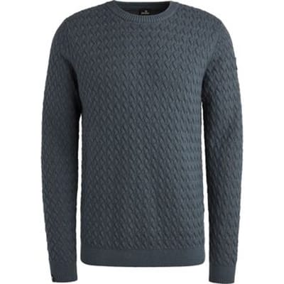Sweaters Vanguard Trui Knitted Structure Blauw